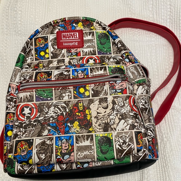 Loungefly Handbags - Loungefly Marvel Comic Book Mini Backpack